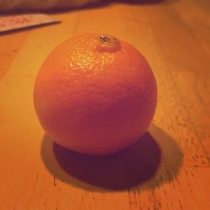 ORANGE.. like the color